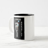 Arb Art Arborist Tree Chinezen Landschap Tweekleurige Koffiemok (Voorkant links)