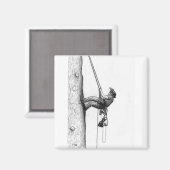 Arb Art Arborist Tree Surgeon Chainsee Gift card Magneet (Voorkant / Achterkant)