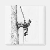 Arb Art Arborist Tree Surgeon Chainsee Gift card Magneet (Voorkant)