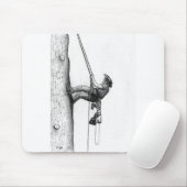 Arb Art Arborist Tree Surgeon Chainsee Gift card Muismat (Met muis)