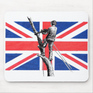 Arb Art Arborist Tree Surgeon Chainzaag Muismat