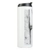 Arb Art Arborist Tree Surgeon Chainzaakkaart Thermosbeker (Gedraaid links)