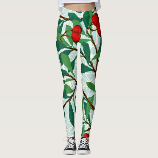 Arbatus by William Morris Leggings (Voorkant)