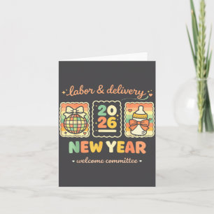 Arbeid & Bevalling 2026 Nieuwjaars Welkom Comite Kaart