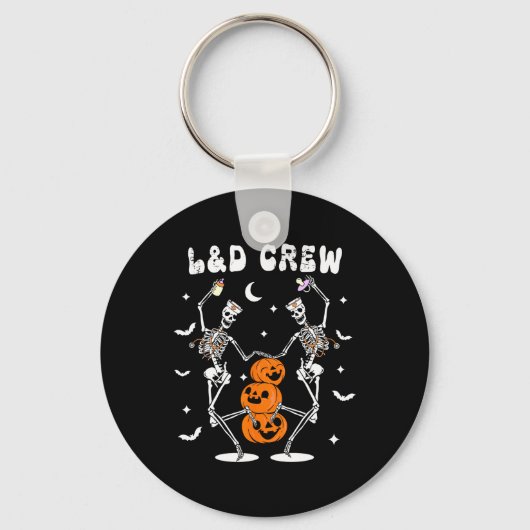 Arbeid en bezorger Nurse Skeleton Dancing Hall Sleutelhanger (Voorkant)