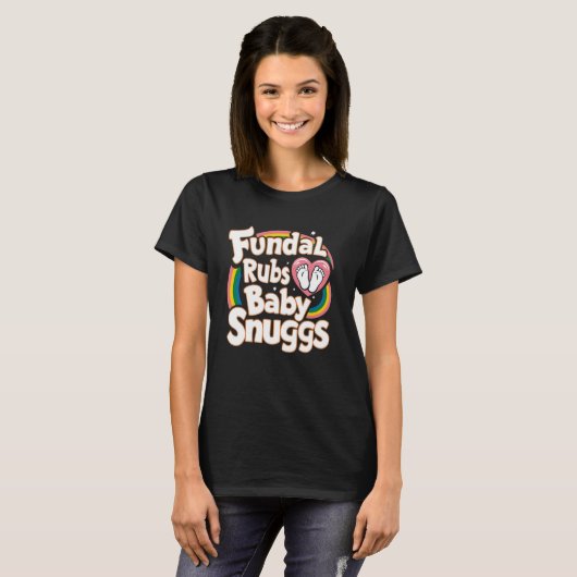Arbeid en Levering L&D Fundal Rubs Baby Snuggs T-shirt (Voorkant volledig)
