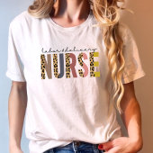 Arbeid en Levering Nurse Leopard print voor Nurse T-shirt