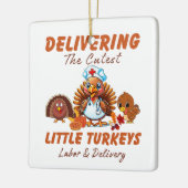 Arbeid en levering Thanksgiving cadeau voor verple Keramisch Ornament (Links)