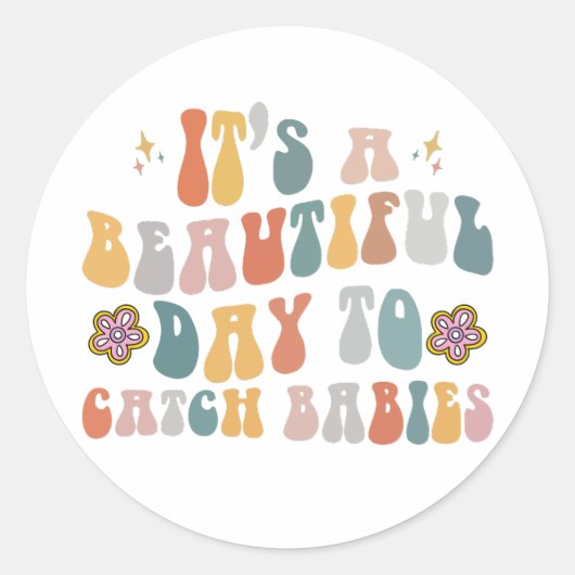 Arbeid en levering Verpleegkundige Afstuderen L &  Ronde Sticker (Voorkant)