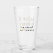 Arbeid en levering verpleegkundige Groovy Retro Glas (Achterkant)