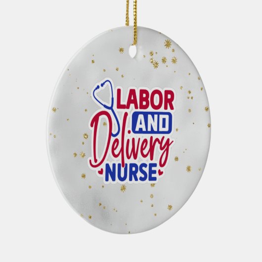 Arbeid- en leveringsverzekering | Grijs | Sparkle Keramisch Ornament (Rechts)