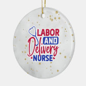 Arbeid- en leveringsverzekering | Grijs | Sparkle Keramisch Ornament (Links)