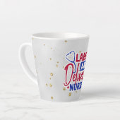 Arbeid- en leveringsverzekering | Grijs | Sparkle Latte Mok (Linkerhoek)