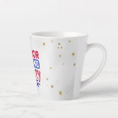 Arbeid- en leveringsverzekering | Grijs | Sparkle Latte Mok (Rechts)