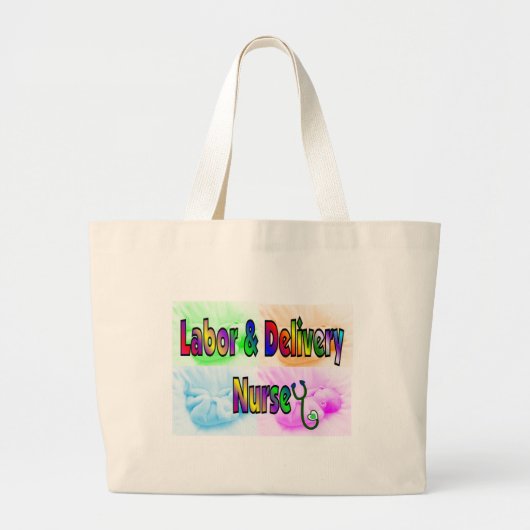 Arbeid- en leveringsverzekering grote tote bag (Voorkant)