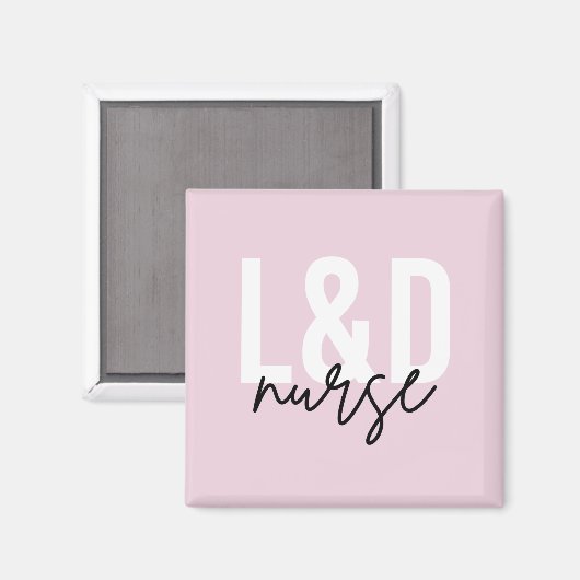 Arbeid- en uitleveringsverpleegkundige L & D Zuste Magneet (Voorkant / Achterkant)