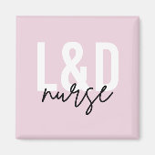 Arbeid- en uitleveringsverpleegkundige L & D Zuste Magneet (Voorkant)