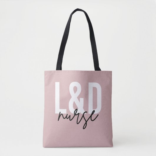Arbeid- en uitleveringsverpleegkundige L & D Zuste Tote Bag (Voorkant)