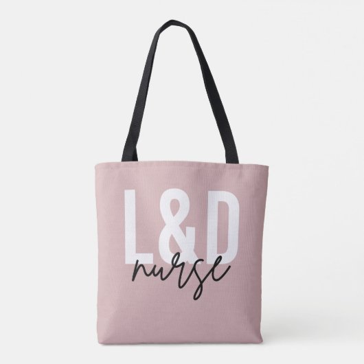 Arbeid- en uitleveringsverpleegkundige L & D Zuste Tote Bag (Achterkant)