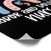 Arbeid en verpleger Regenboogzusgiften Poster (Hoek)