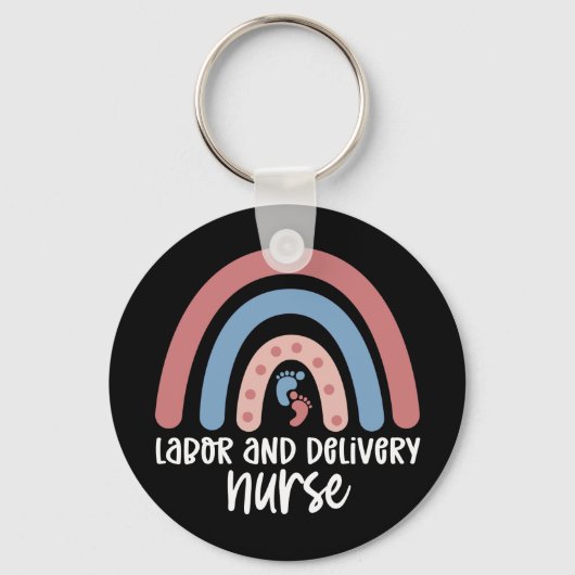 Arbeid en verpleger Regenboogzusgiften Sleutelhanger (Voorkant)