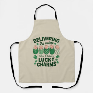 Arbeid & Levering Lucky Charm Nurse Shamrock Schort