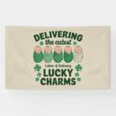 Arbeid & Levering Lucky Charm Nurse Shamrock Spandoek (Horizontaal)