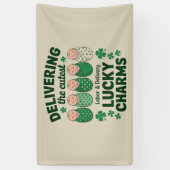 Arbeid & Levering Lucky Charm Nurse Shamrock Spandoek (Verticaal)
