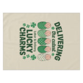 Arbeid & Levering Lucky Charm Nurse Shamrock Tafelkleed (Voorkant (Horizontaal))