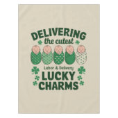 Arbeid & Levering Lucky Charm Nurse Shamrock Tafelkleed (Voorkant)