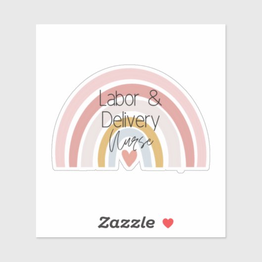 Arbeid & Levering RN Sticker (Vel)