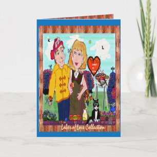 Arbeid van de Wenskaarten van de Liefde Kaart