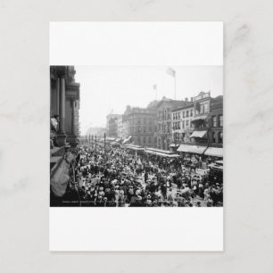 Arbeiddag, kroeg, buffel, nj: 1900 briefkaart