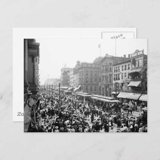 Arbeiddag, kroeg, buffel, nj: 1900 briefkaart (Voorkant / Achterkant)