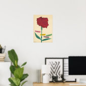 Arbeiddag Polen Kaart Poster (Thuiskantoor)