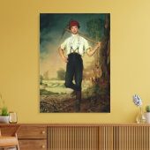 Arbeider, 1848 canvas afdruk (Insitu (Woonkamer))