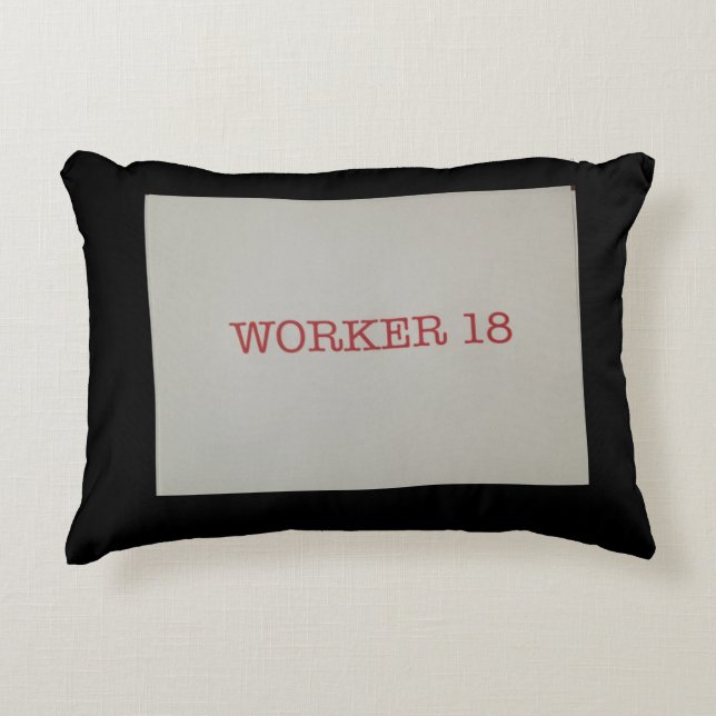 Arbeider 18 Pillow Accent Kussen (Voorkant)