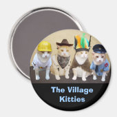 Arbeider, cowboy, officier, chef magneet (Voorkant / Achterkant)