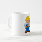 Arbeider Met Helm Koffiemok (Voorkant links)