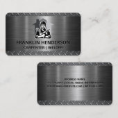 Arbeider | Staal | Huisreparatie Visitekaartje (Voorkant / Achterkant)