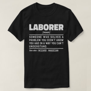 Arbeider Zelfstandig naamwoord Definitie Vaderdag T-shirt