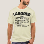 Arbeider zelfstandig naamwoord definitie vaders da t-shirt (Voorkant)