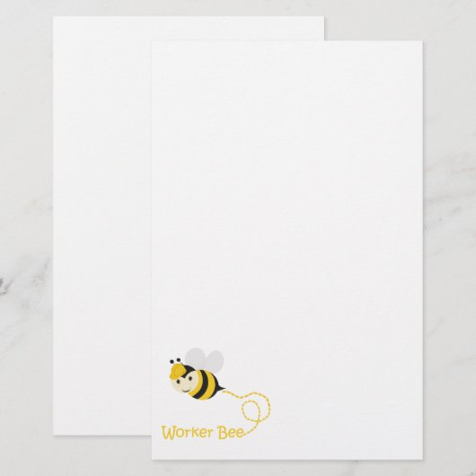 Arbeiderbij Briefpapier (Voorkant / Achterkant)