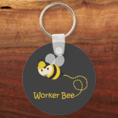 Arbeiderbij Sleutelhanger (Voorkant)