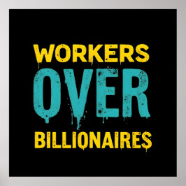 Arbeiders Boven Miljardairs: Macht aan het Volk HD Poster