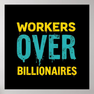 Arbeiders Boven Miljardairs: Macht aan het Volk HD Poster