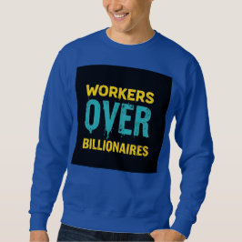 Arbeiders Boven Miljardairs: Macht aan het Volk HD Trui
