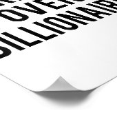 Arbeiders boven miljardairs  poster (Hoek)