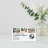 Arbeiders | Hoofdaannemer Visitekaartje (Staand voorkant)