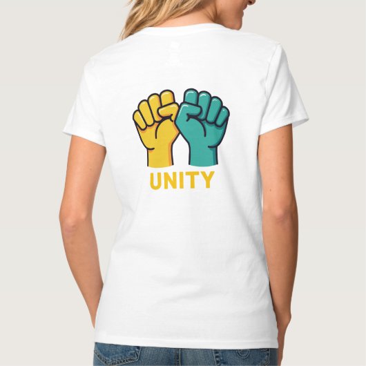 Arbeiders over miljardairs – moedige activistische t-shirt (Achterkant)